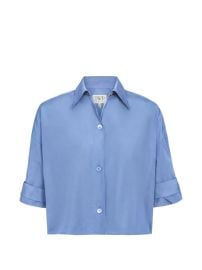 TWP Cropped button-up Shirt | Blue | FARFETCH at Farfetch